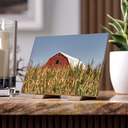 U R There Photography Beyond the Corn Rustic Farmhouse Decorative Ceramic Tile