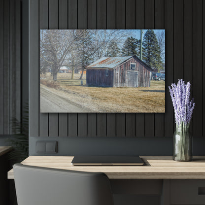 Ray Center Roadside Shack Rustic Farmhouse Acrylic Wall Print