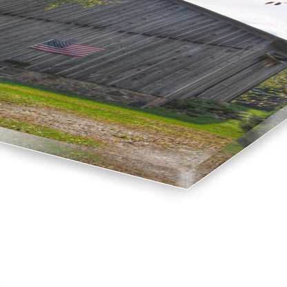 U R There Photography Sutton Road Patriot Grey II Rustic Farmhouse Acrylic Wall Print