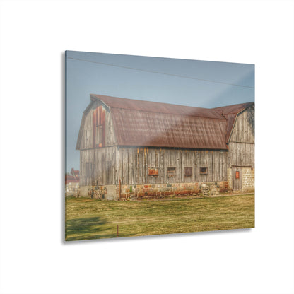 U R There Photography Irish Road Grey Rustic Farmhouse Acrylic Wall Print