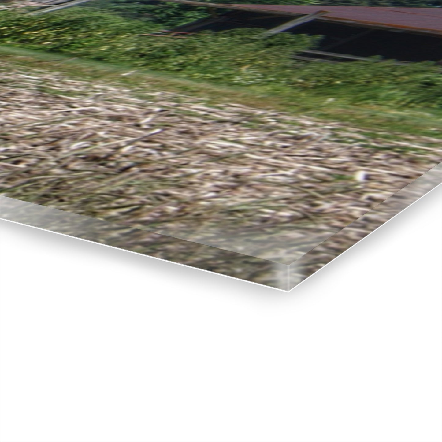 U R There Photography Millington Road Grey Rustic Farmhouse Acrylic Wall Print