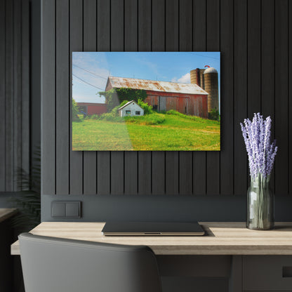 U R There Photography Marlette Red I Rustic Farmhouse Acrylic Wall Print