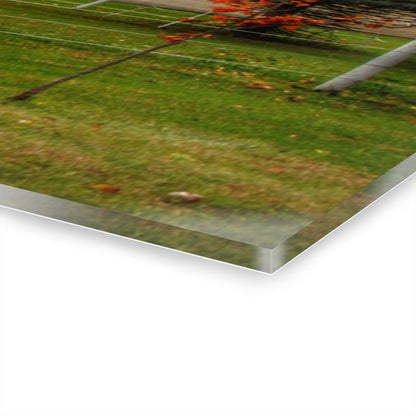 U R There Photography Farnsworth Road Red I Rustic Farmhouse Acrylic Wall Print