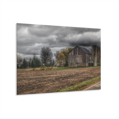 U R There Photography Gilford Grey II Rustic Farmhouse Acrylic Wall Print