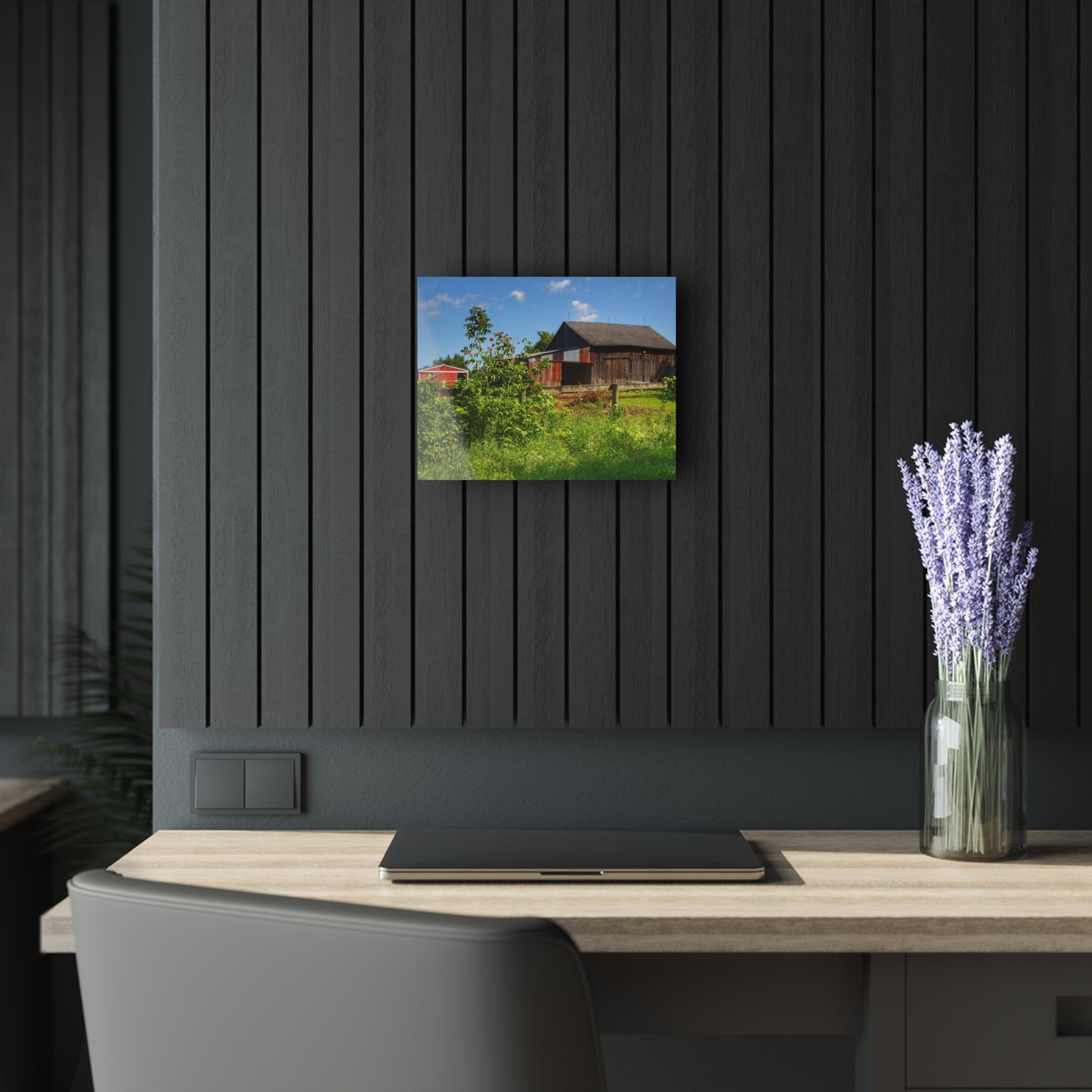 U R There Photography Beyond the Fence on Hunters Creek Rustic Farmhouse Acrylic Wall Print