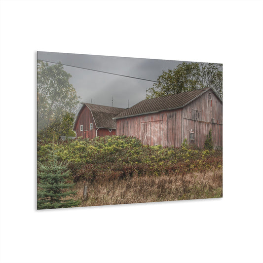 U R There Photography Washburn Reds Rustic Farmhouse Acrylic Wall Print
