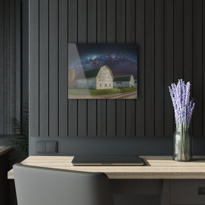 U R There Photography Under the Milky Way Rustic Farmhouse Acrylic Wall Print