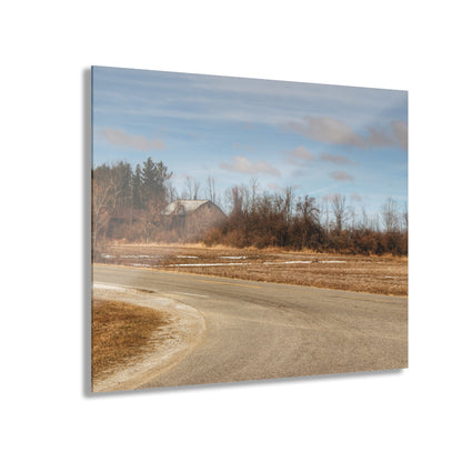U R There Photography North Hunt Road Farm I Rustic Farmhouse Acrylic Wall Print