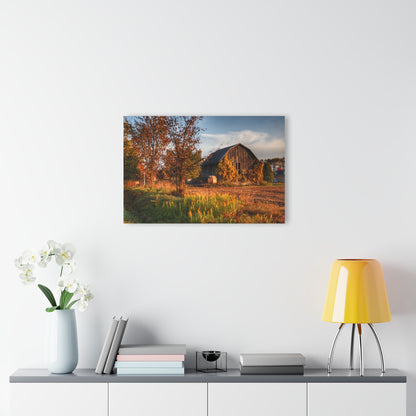 U R There Photography Lake Pleasant Road Grey Rustic Farmhouse Acrylic Wall Print