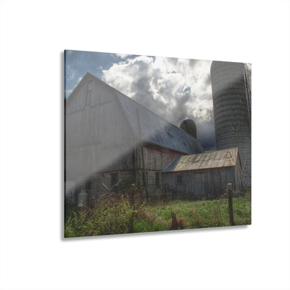 U R There Photography Sandusky Grey II Rustic Farmhouse Acrylic Wall Print