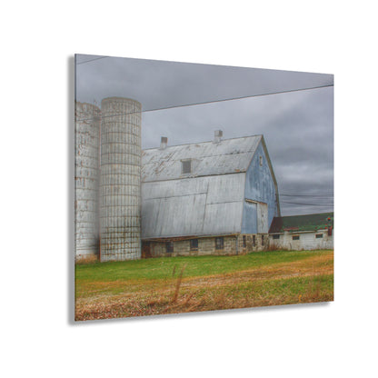 U R There Photography Daley Road Grey I Rustic Farmhouse Acrylic Wall Print