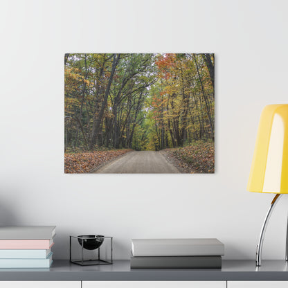 U R There Photography Country Roads in Dryden III Rustic Farmhouse Acrylic Wall Print