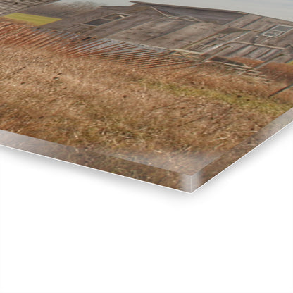 U R There Photography McKenzie Road Old Schoolhouse Rustic Farmhouse Acrylic Wall Print