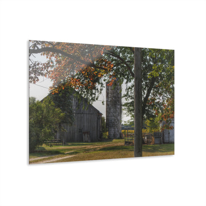 U R There Photography Hidden Grey of Tuscola Rustic Farmhouse Acrylic Wall Print