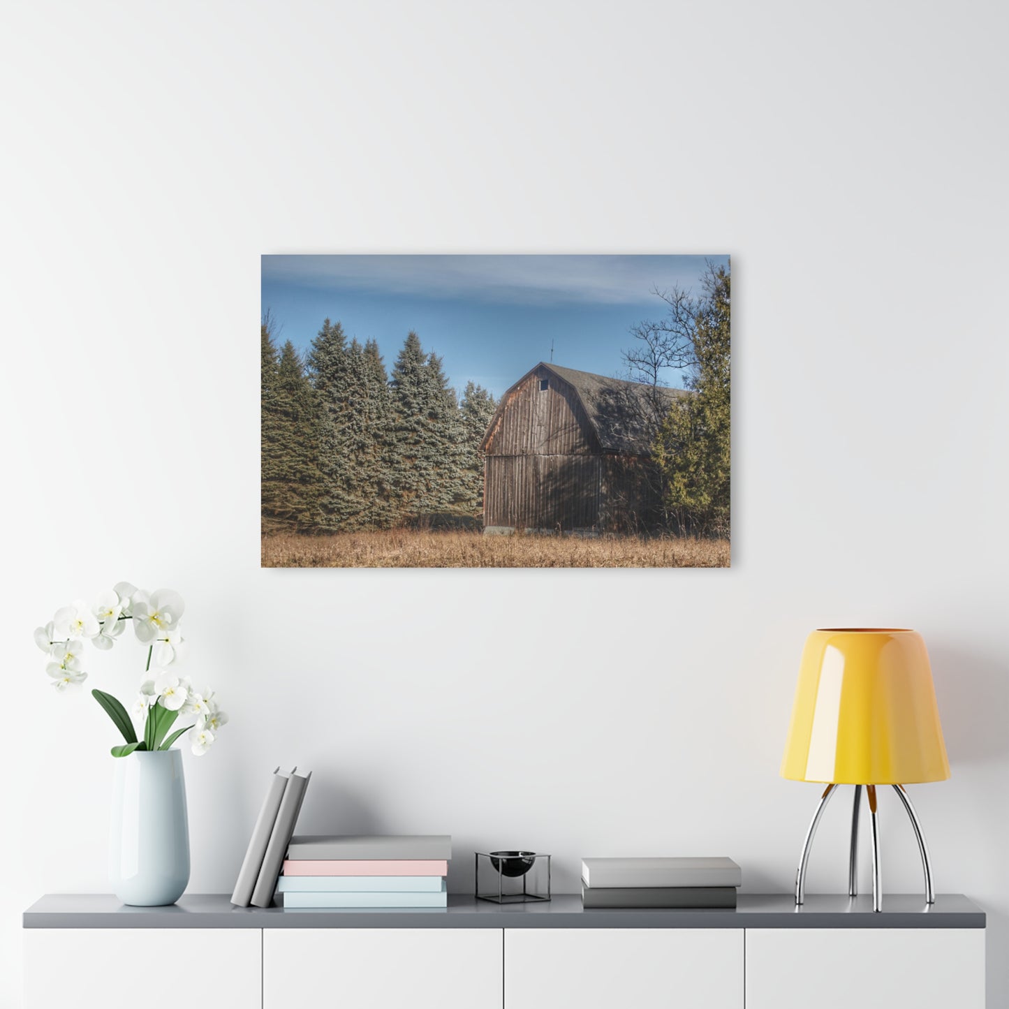 U R There Photography Washburn Old Grey Rustic Farmhouse Acrylic Wall Print