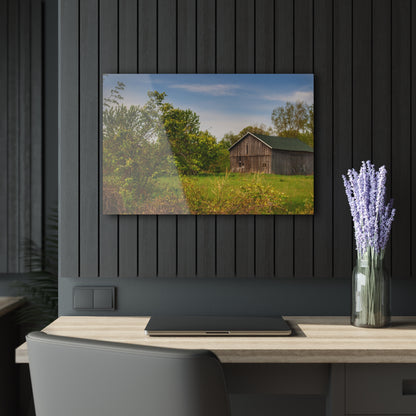 U R There Photography North Branch Little Grey Rustic Farmhouse Acrylic Wall Print