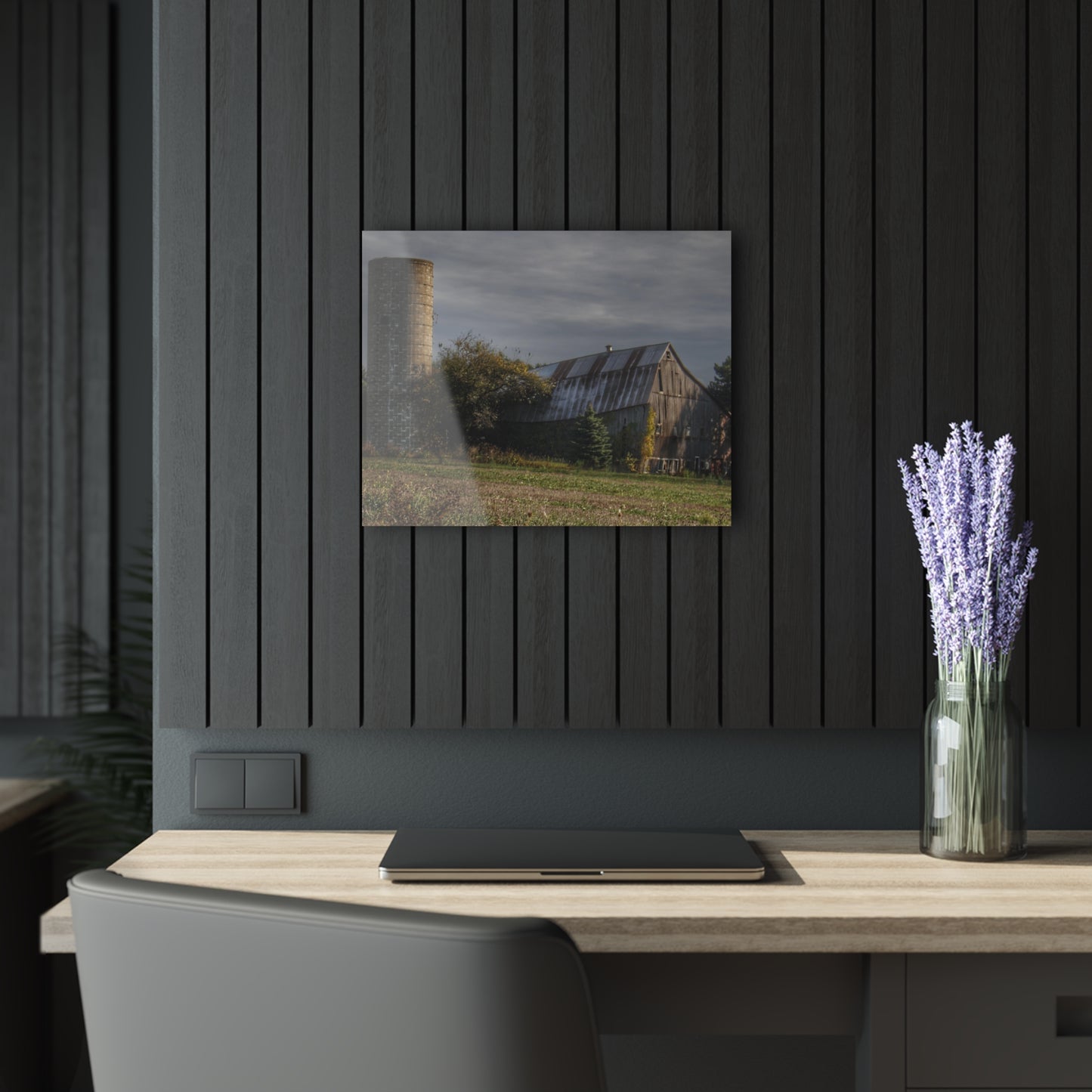 U R There Photography Collapsing in Croswell Rustic Farmhouse Acrylic Wall Print