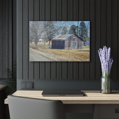 Ray Center Roadside Shack Rustic Farmhouse Acrylic Wall Print