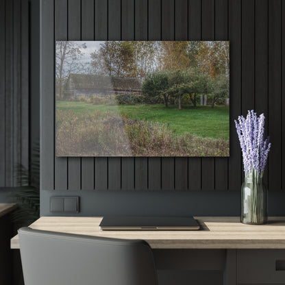 U R There Photography Grey Shack of Elmwood Rustic Farmhouse Acrylic Wall Print