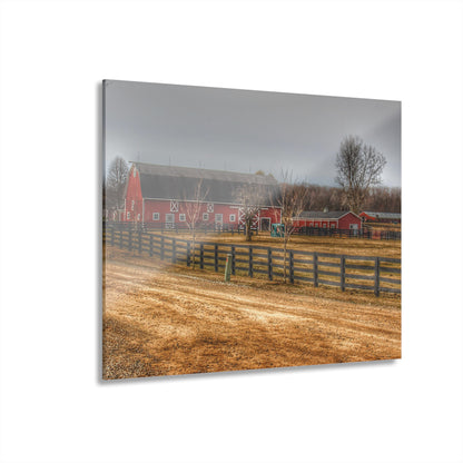 U R There Photography Barber Road Farm II Rustic Farmhouse Acrylic Wall Print