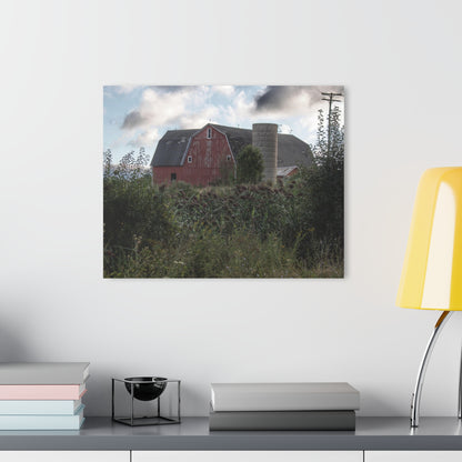 U R There Photography Greenwood Road Red II Rustic Farmhouse Acrylic Wall Print