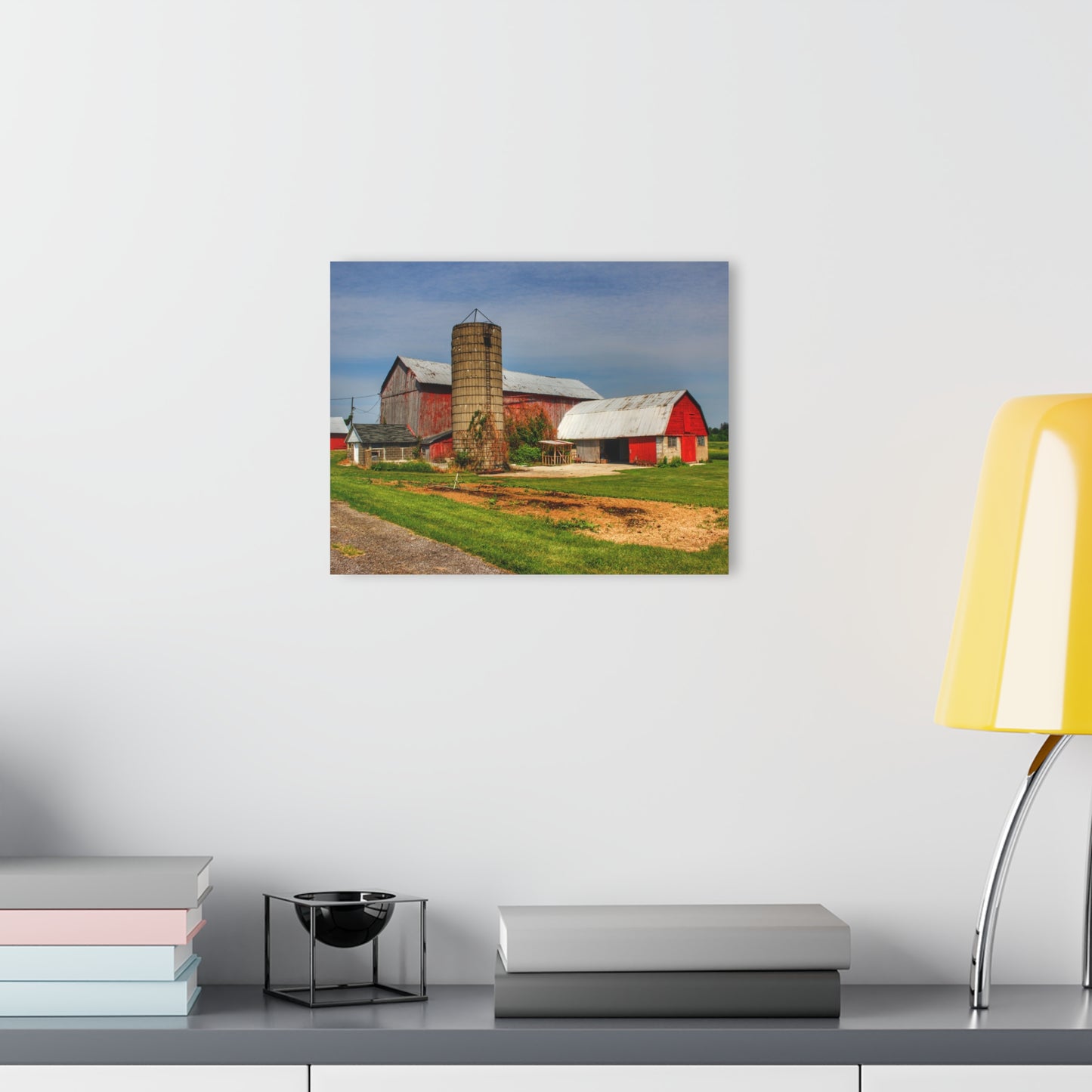 U R There Photography Marlette Red IV Rustic Farmhouse Acrylic Wall Print