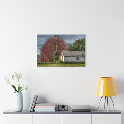 U R There Photography Stanley Road Red in Summer II Rustic Farmhouse Acrylic Wall Print
