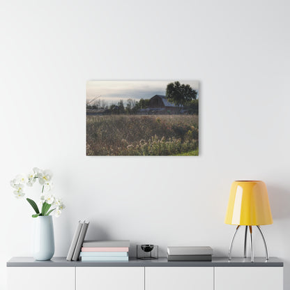 U R There Photography Brown City Road Red Rustic Farmhouse Acrylic Wall Print