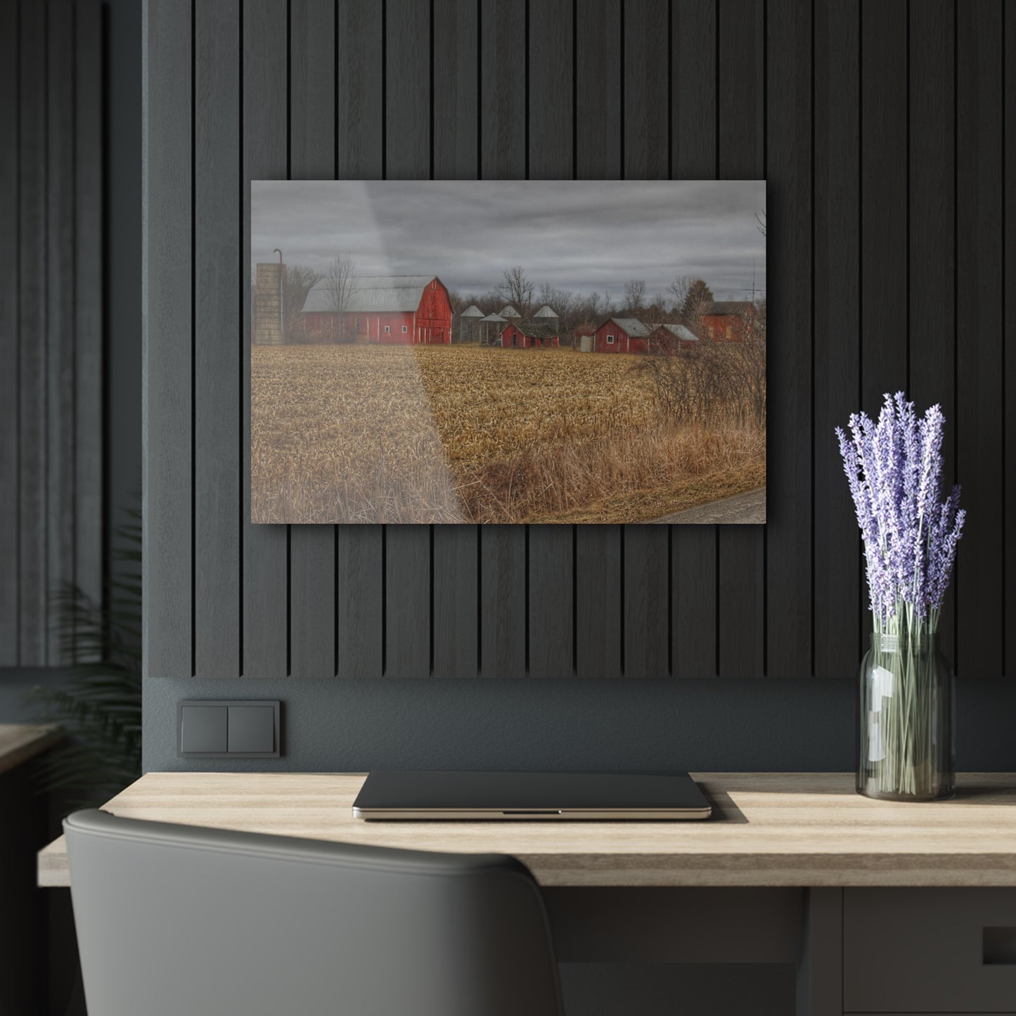 U R There Photography Barnes of Arbela II Rustic Farmhouse Acrylic Wall Print