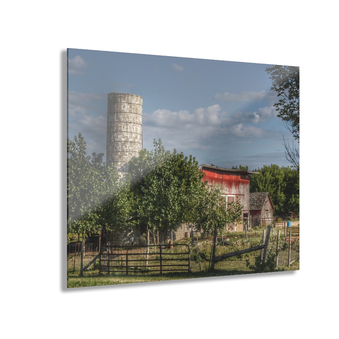 U R There Photography Henderson Road Farm Rustic Farmhouse Acrylic Wall Print