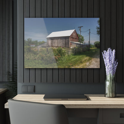 U R There Photography Castle Road Cow Barn I Rustic Farmhouse Acrylic Wall Print