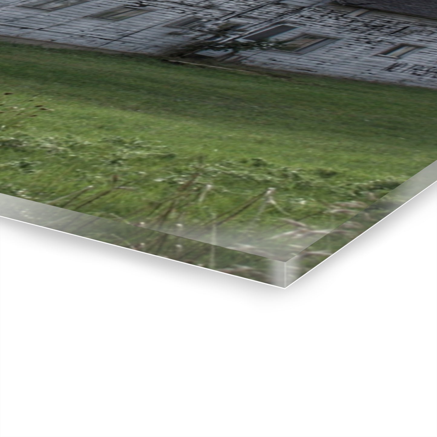 U R There Photography Metamora M-24 White Rustic Farmhouse Acrylic Wall Print