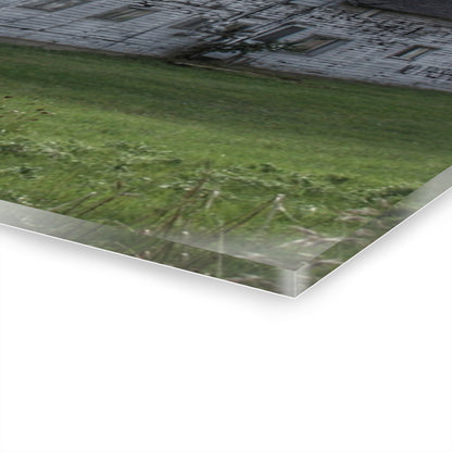 U R There Photography Metamora M-24 White Rustic Farmhouse Acrylic Wall Print