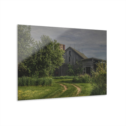 U R There Photography Barkley Road Greys I Rustic Farmhouse Acrylic Wall Print