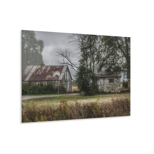 U R There Photography Richville Road Shacks Rustic Farmhouse Acrylic Wall Print
