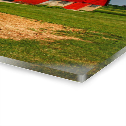 U R There Photography Marlette Red IV Rustic Farmhouse Acrylic Wall Print