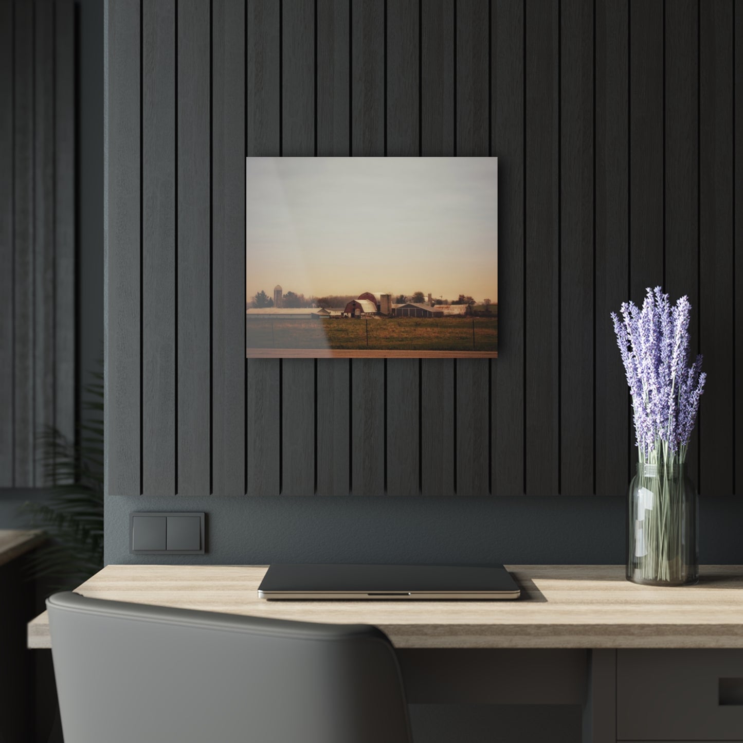 U R There Photography Marlette Road Farm II Rustic Farmhouse Acrylic Wall Print