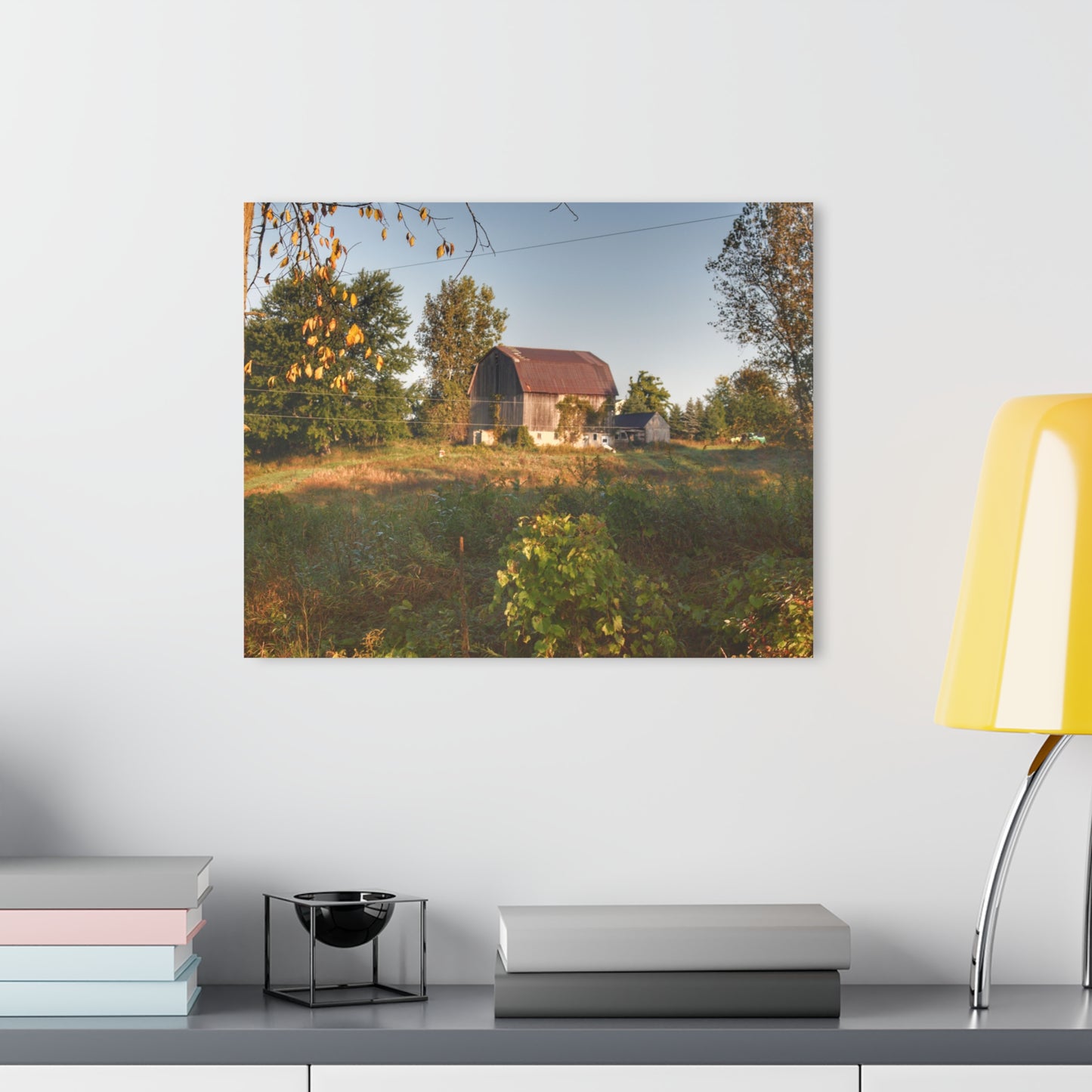 U R There Photography Swaffer Road Little Grey Rustic Farmhouse Acrylic Wall Print