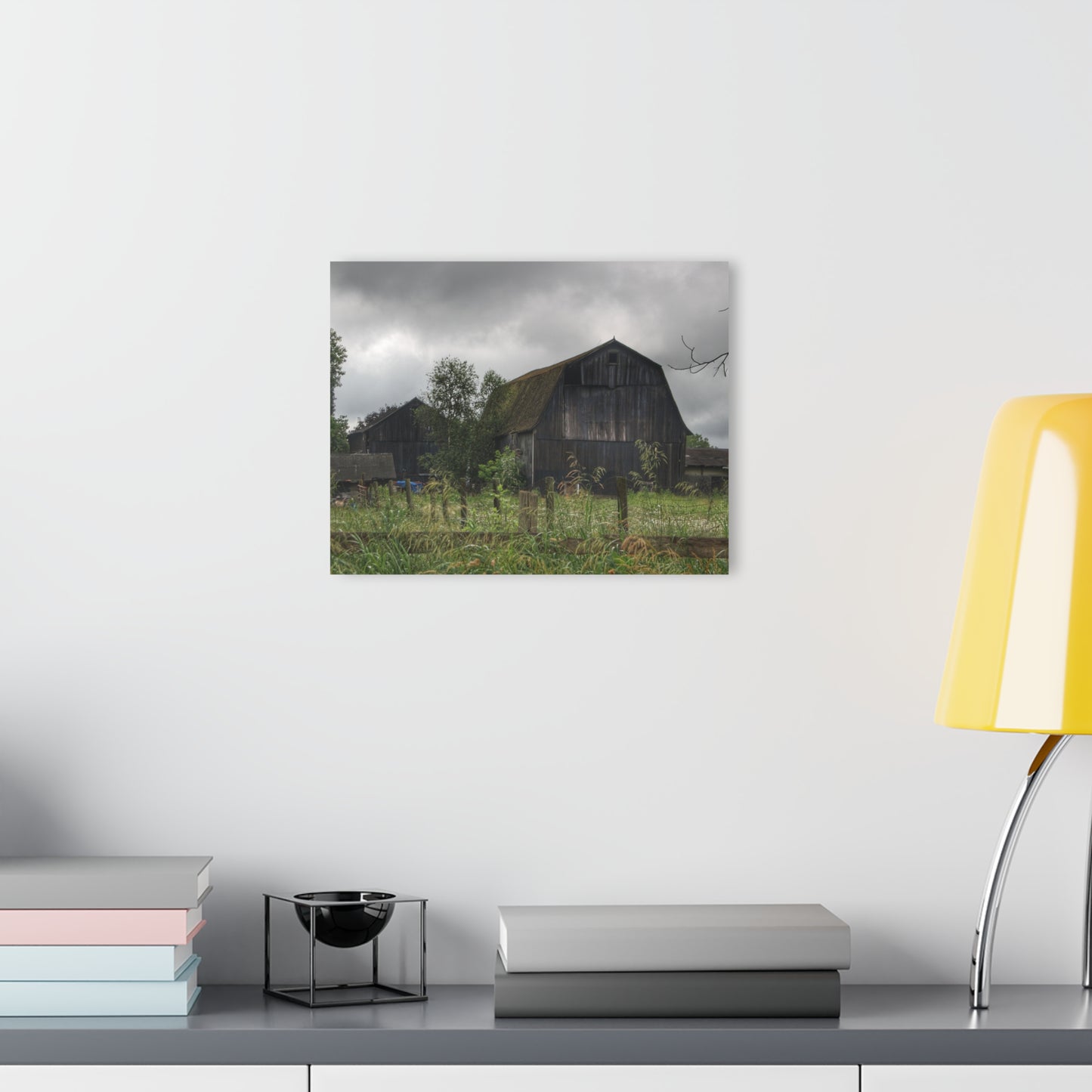 U R There Photography Greys of Summer Road Rustic Farmhouse Acrylic Wall Print