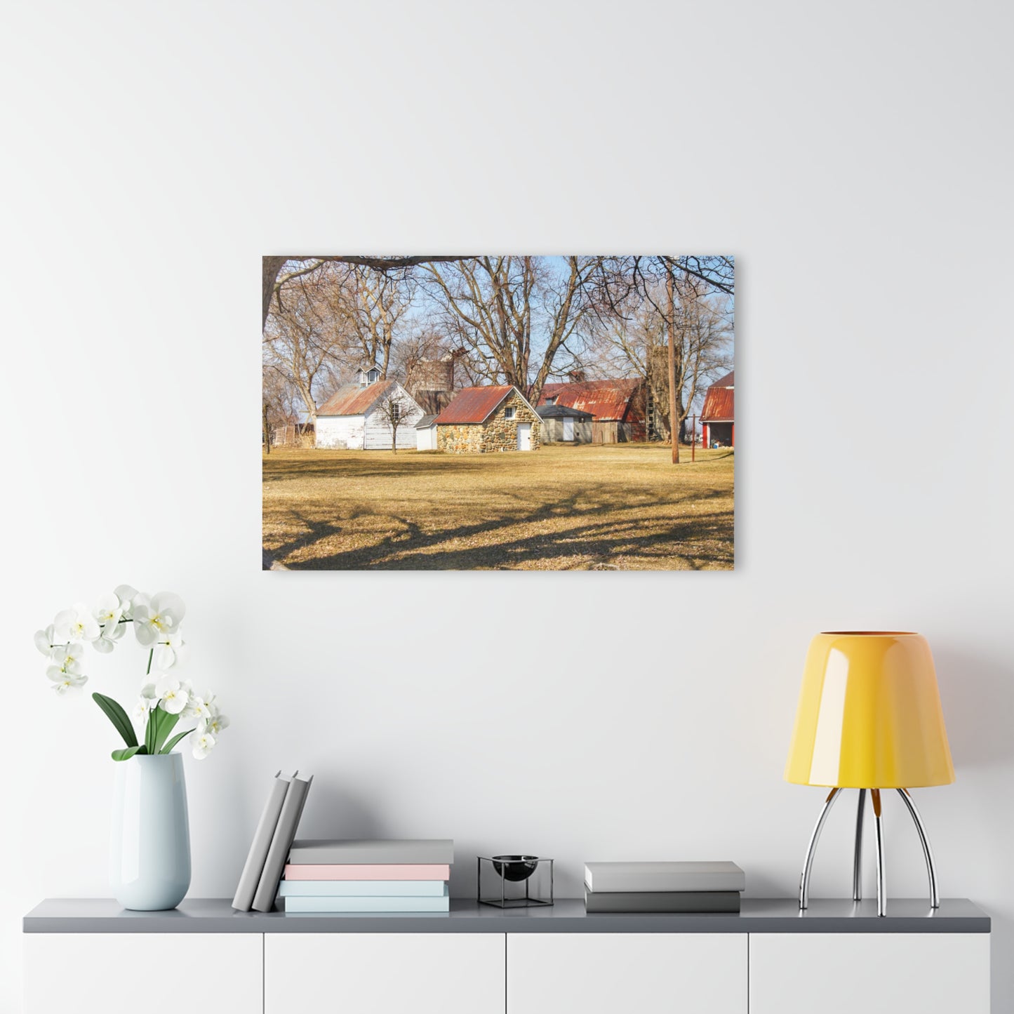 U R There Photography Wolcott Road Farm Rustic Farmhouse Acrylic Wall Print