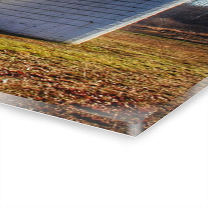 U R There Photography Elba White Rustic Farmhouse Acrylic Wall Print