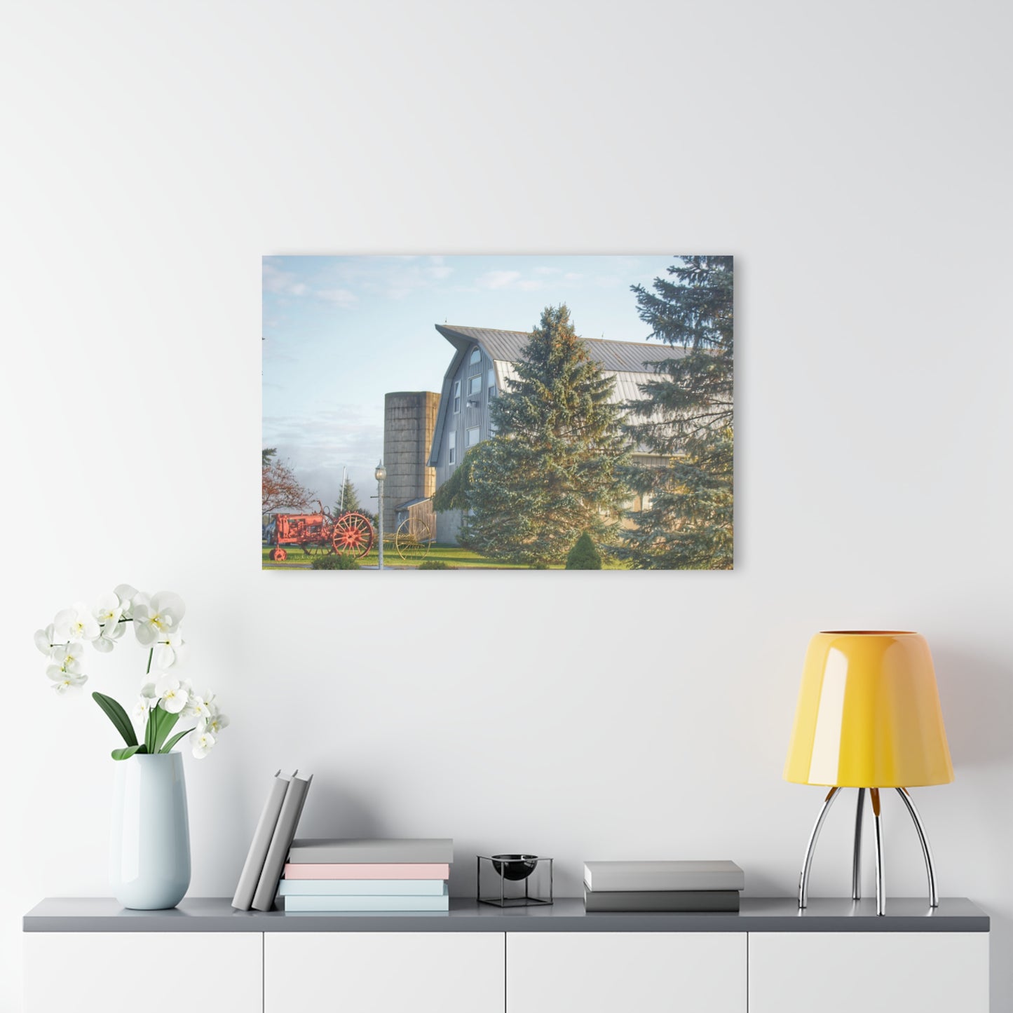 U R There Photography Peppermill Grey Rustic Farmhouse Acrylic Wall Print