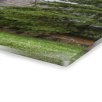 U R There Photography Dequindre Road Grey II Rustic Farmhouse Acrylic Wall Print