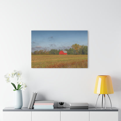 U R There Photography Fargo Road Little Red Rustic Farmhouse Acrylic Wall Print