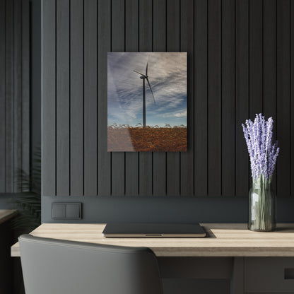 U R There Photography North Gera Road Windmill Rustic Farmhouse Acrylic Wall Print