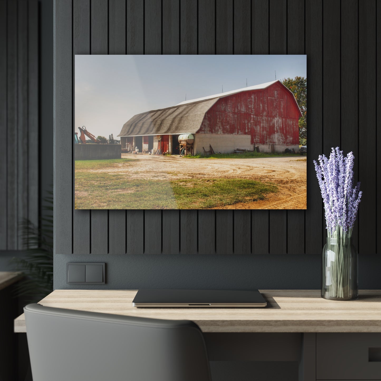 U R There Photography Quonset Barn Rustic Farmhouse Acrylic Wall Print