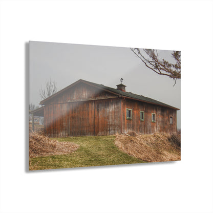 U R There Photography Blood Road Rusted Rustic Farmhouse Acrylic Wall Print