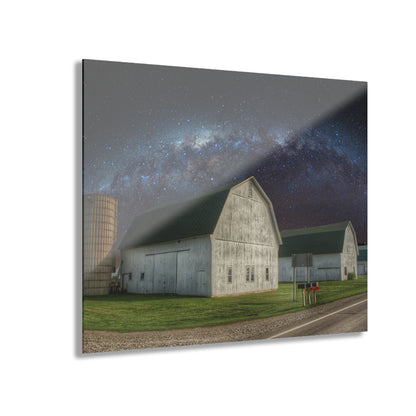 U R There Photography Under the Milky Way Rustic Farmhouse Acrylic Wall Print