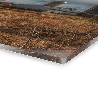 U R There Photography Newark Road White II Rustic Farmhouse Acrylic Wall Print