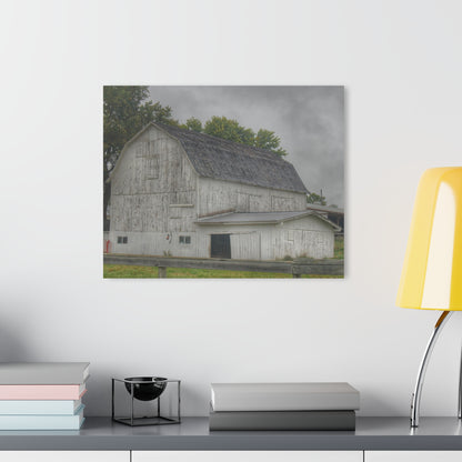 Barn Boutique Modern Farmhouse Acrylic Wall Print| Columbiaville White